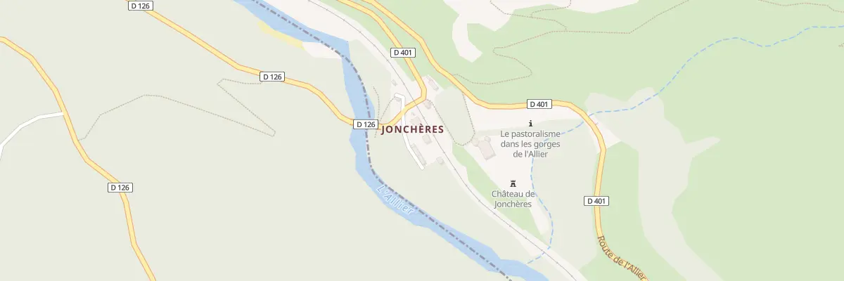Plan du 1695 Rte de L’Allier à Rauret