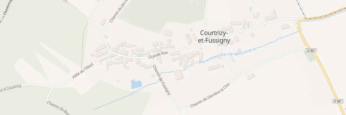 Plan du 15 Gr Grand Rue à Courtrizy-et-Fussigny