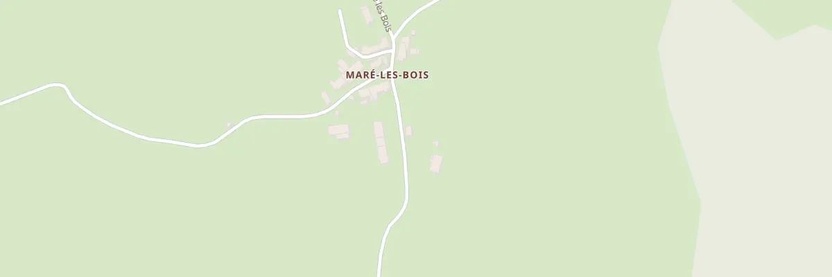 Plan du 557 Maré les Bois à Cervon