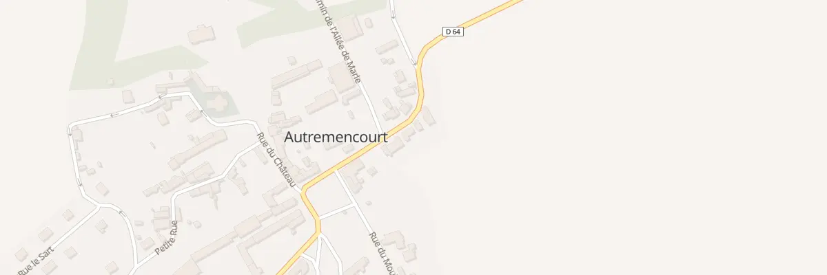 Plan du 6 Rue Notre-Dame à Autremencourt