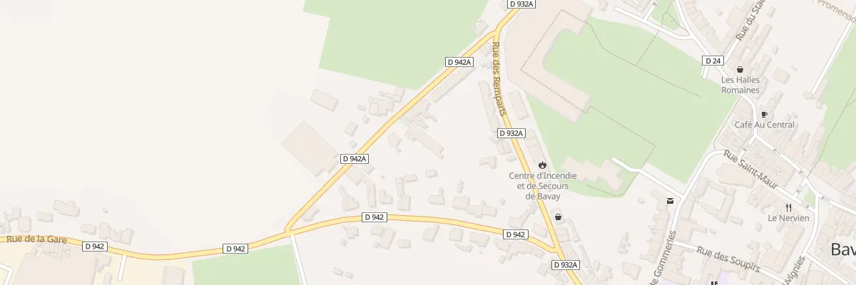 Plan du 25 Rue des Clouteries à Bavay