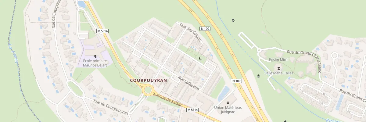 Plan du 41 Rue Lafayette à Juvignac