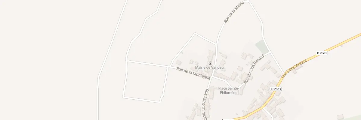 Plan du 4 Rue de la Montagne à Vandeuil