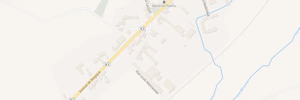Plan du 3 Rue Louis Mennessier à Thiernu