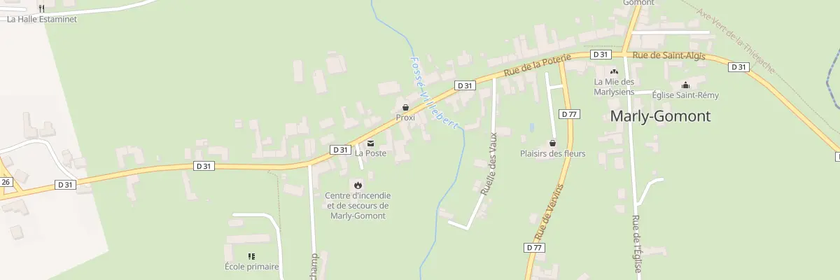 Plan du 21 Rue de la Poterie à Marly-Gomont