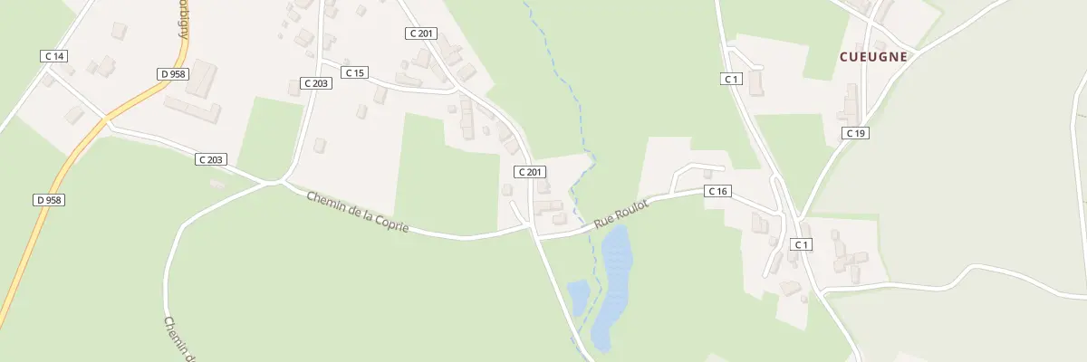 Plan du 11 Rue du Fourneau à Bazoches
