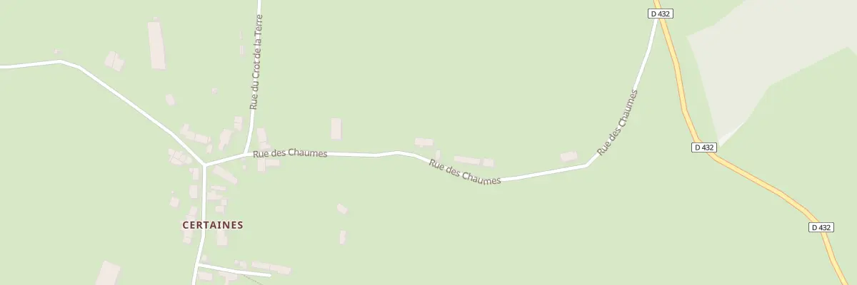 Plan du 385 Les Chaumes à Cervon