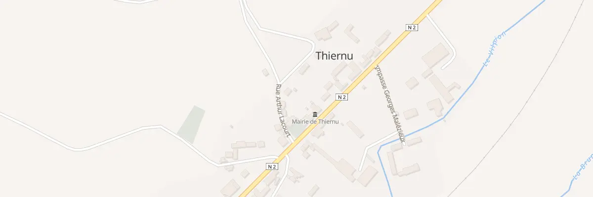 Plan du 3 Rue Arthur Lacourt à Thiernu