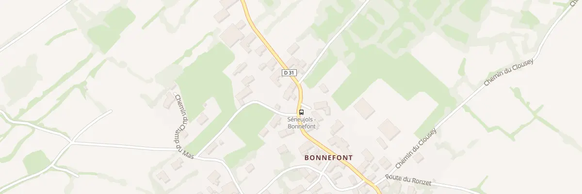 Plan du 5111 Bonnefont à Séneujols