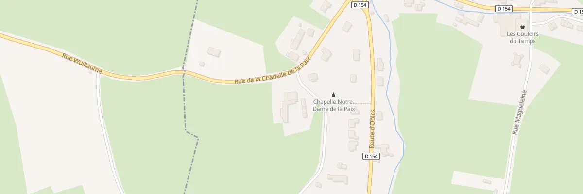 Plan du 170 Rue de la Chapelle de la Paix à Mecquignies