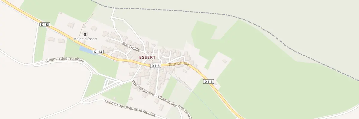 Plan du 5015 Grande Rue - Essert à Lucy-sur-Cure