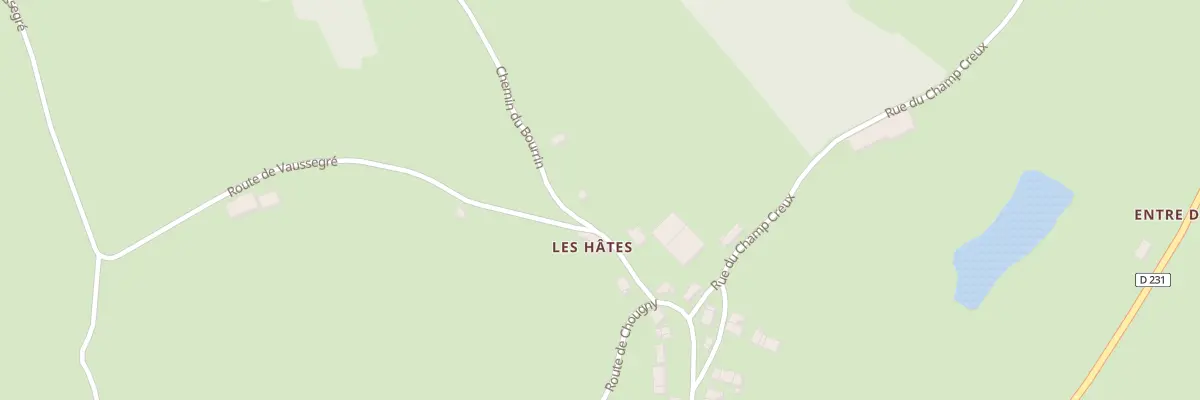 Plan du 2 Che du Bourrin à Dun-sur-Grandry