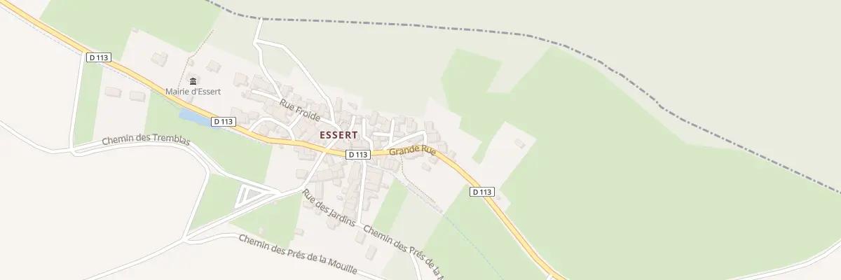 Plan du 19 Grande Rue - Essert à Lucy-sur-Cure