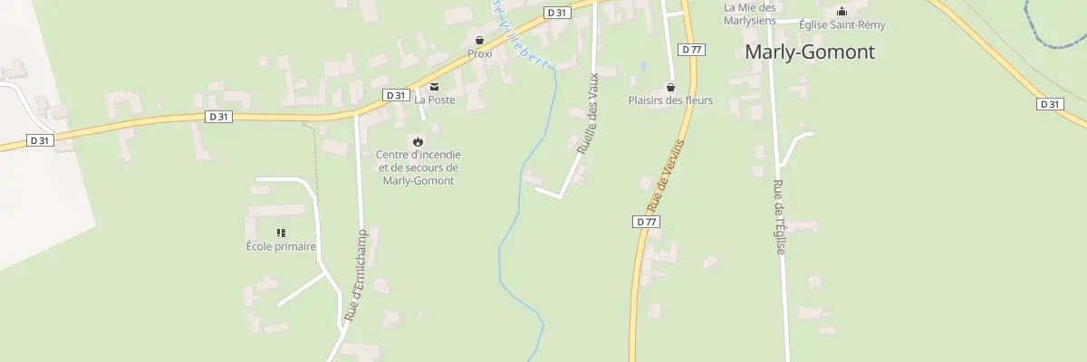 Plan du 8 Rle des Vaux à Marly-Gomont