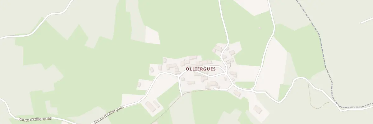 Plan du 5206 Olliergues à Beurières