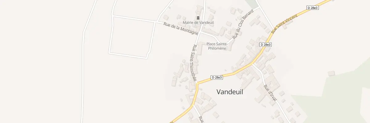 Plan du 2 Rue St Timothee à Vandeuil
