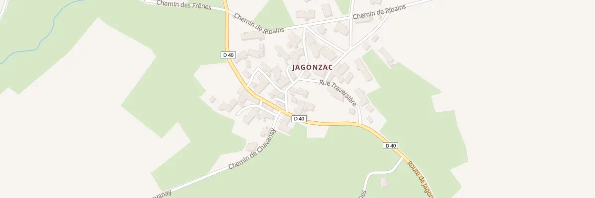 Plan du 5241 Jagonzac à Saint-Haon