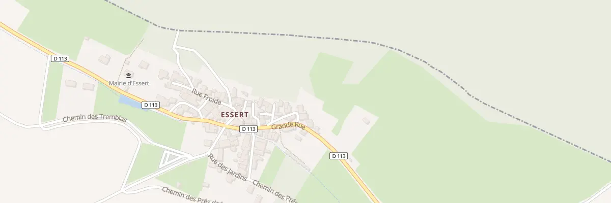 Plan du 5006 Rue de la Cote - Essert à Lucy-sur-Cure