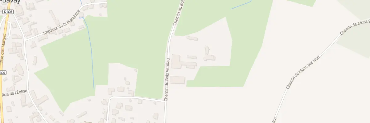 Plan du 1 Che du Bois Verdiau à Houdain-lez-Bavay