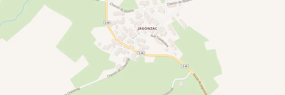 Plan du 5242 Jagonzac à Saint-Haon