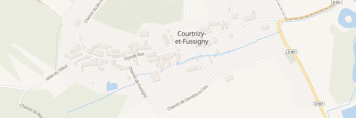 Plan du 1 Pl de la Liberté à Courtrizy-et-Fussigny