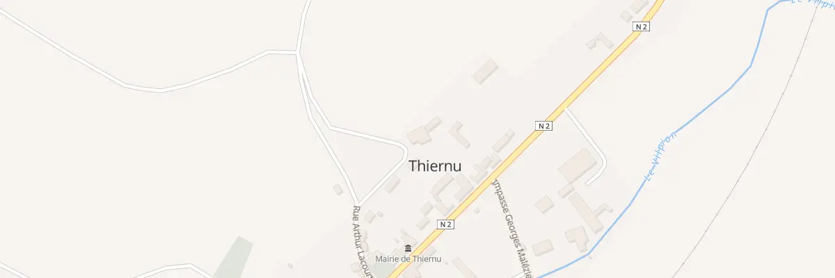 Plan du 9 Rue Arthur Lacourt à Thiernu