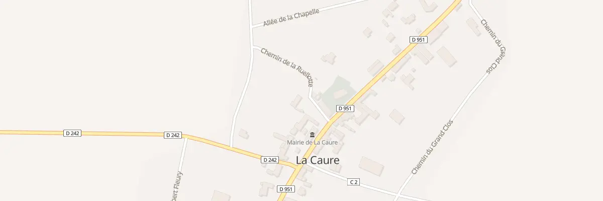 Plan du 3 Pl des Tilleuls à La Caure