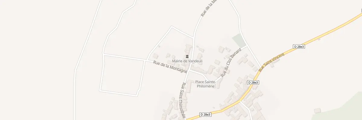 Plan du 8 Rue de la Mairie à Vandeuil