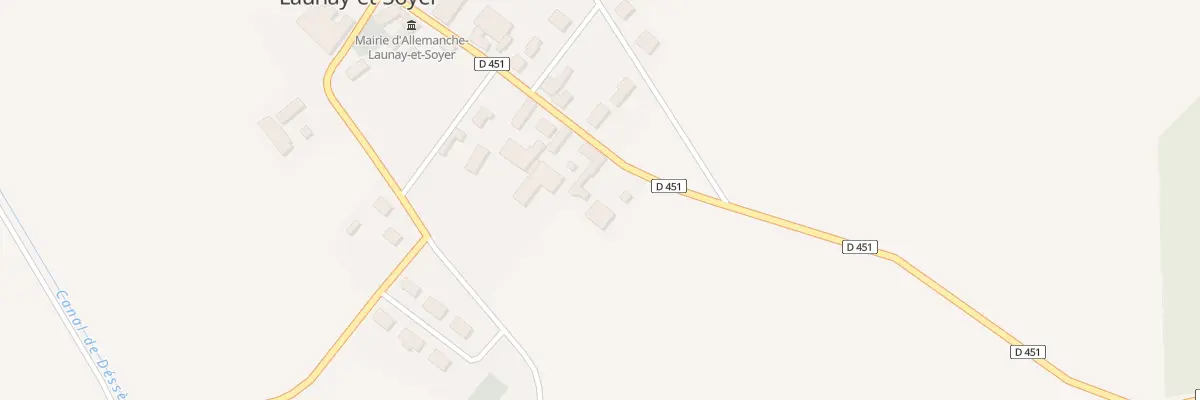 Plan du 1 Rue de la Fosse Argentier à Allemanche-Launay-et-Soyer