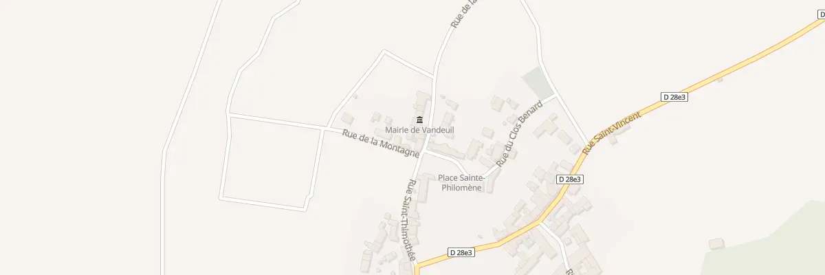 Plan du 10 Rue de la Mairie à Vandeuil