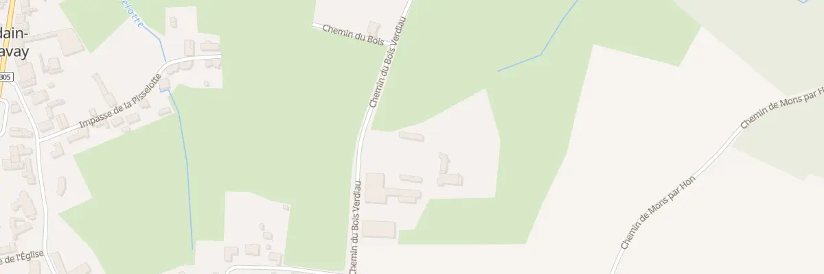 Plan du 3 Che du Bois Verdiau à Houdain-lez-Bavay