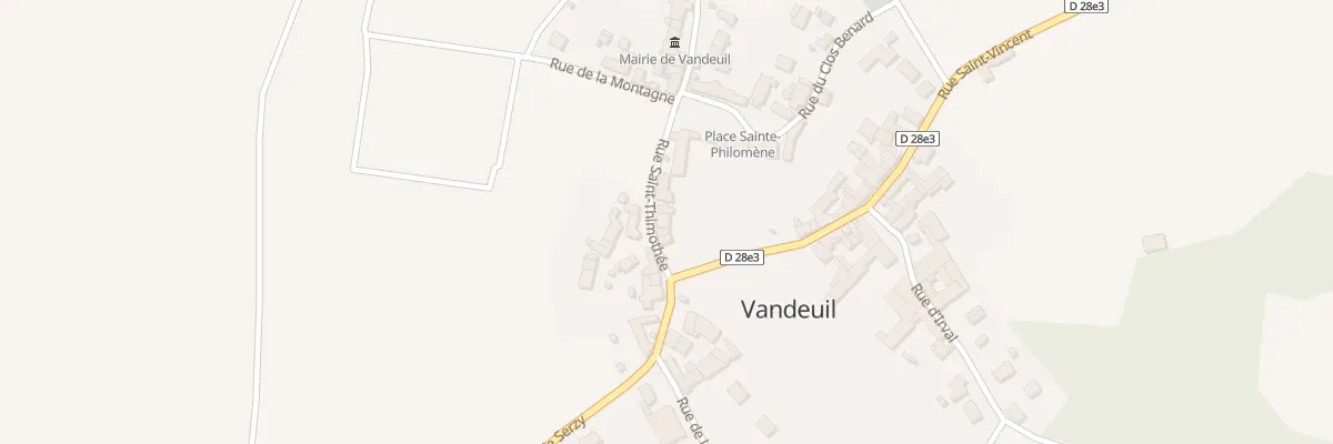 Plan du 3 Rue St Timothee à Vandeuil