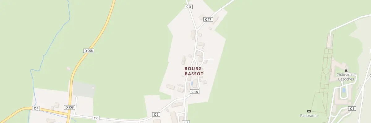 Plan du 4 Rue des Ruées à Bazoches