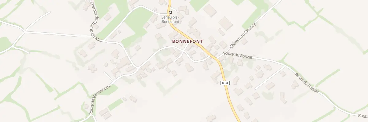 Plan du 5084 Bonnefont à Séneujols