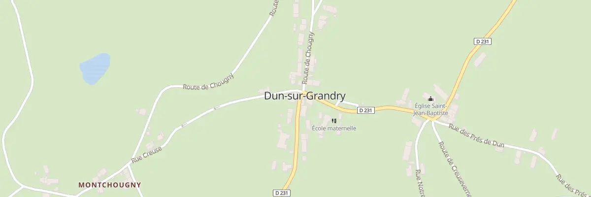Plan du 60 Le Bourg à Dun-sur-Grandry