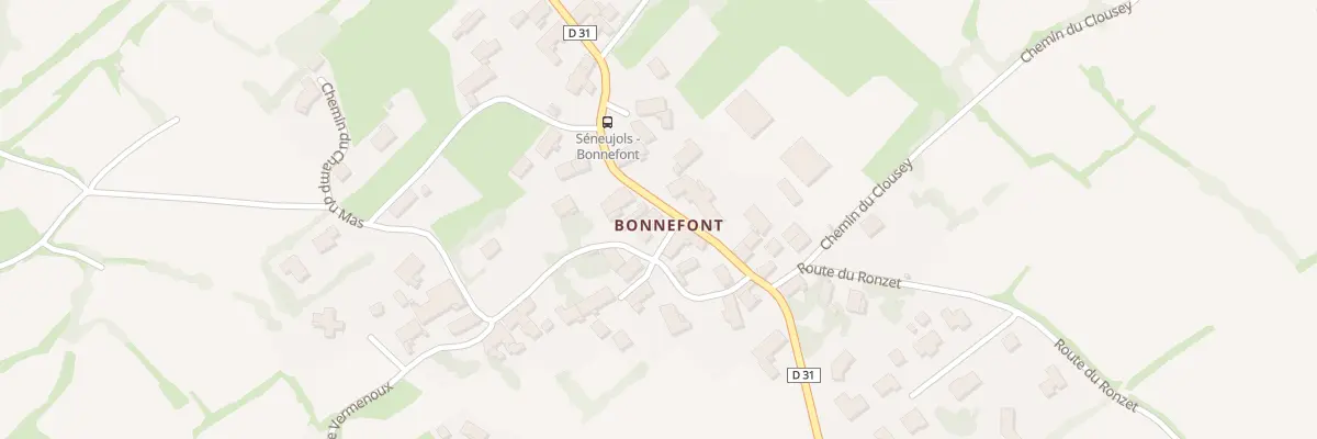 Plan du 5104A Bonnefont à Séneujols