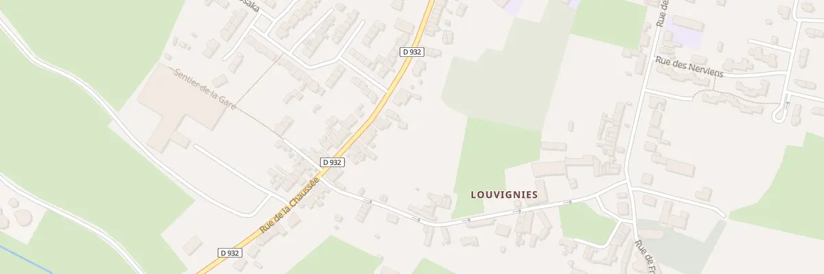 Plan du 47 Rue de la Chaussée à Bavay