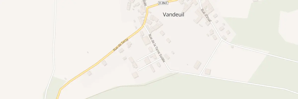 Plan du 4 Rue de la Terre Sodee à Vandeuil