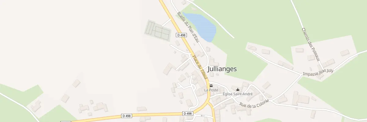 Plan du 5071 Le Bourg à Jullianges