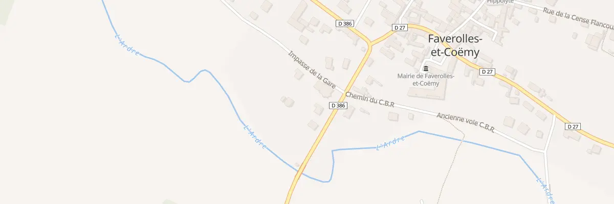 Plan du 8B Rue de l’Ardre à Faverolles-et-Coëmy