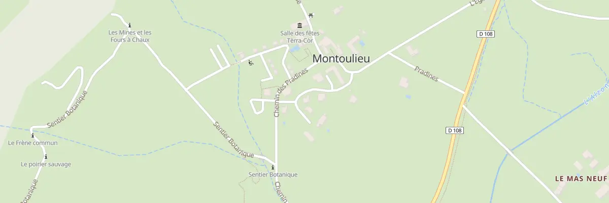 Plan du 5360F Pradines à Montoulieu