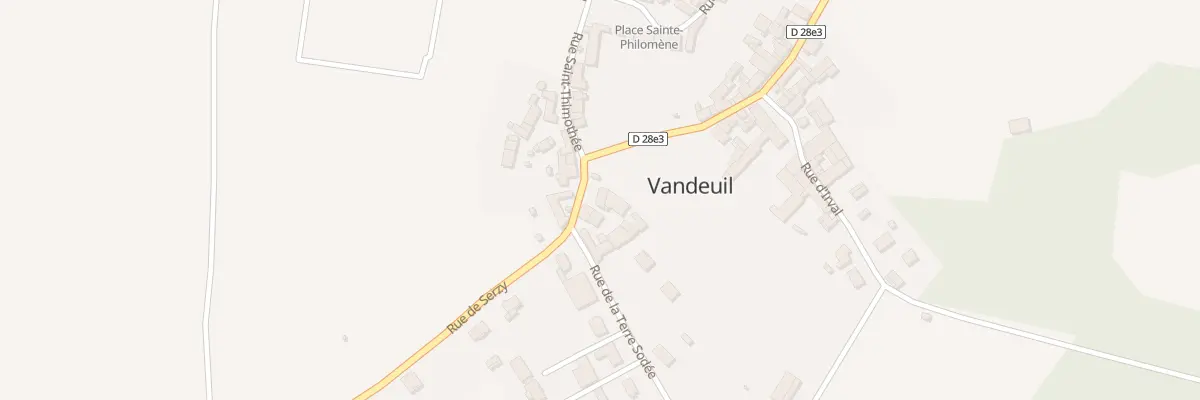Plan du 7 Rue St Timothee à Vandeuil