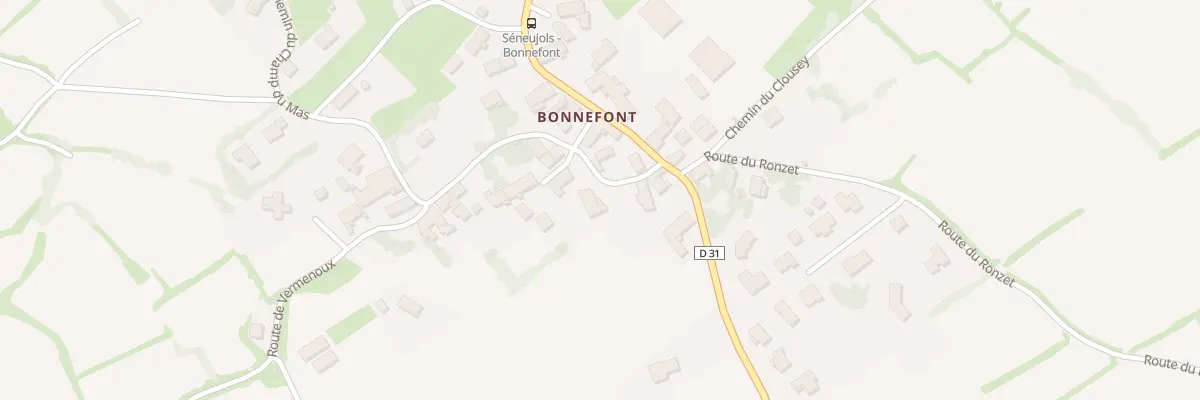Plan du 5085 Bonnefont à Séneujols