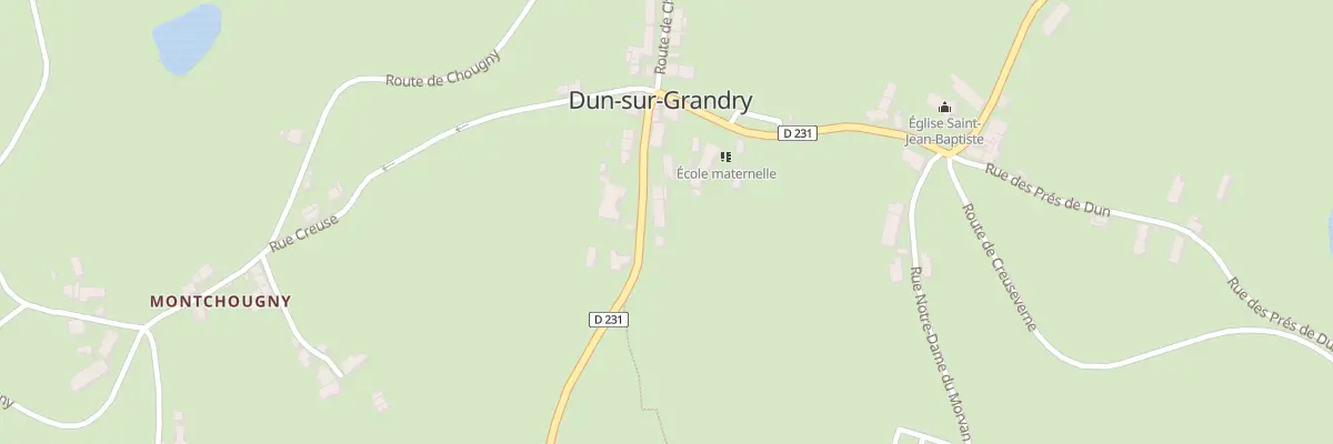 Plan du 66 Le Bourg à Dun-sur-Grandry