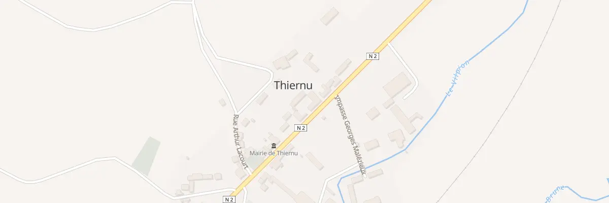 Plan du 31 Av de Belgique à Thiernu