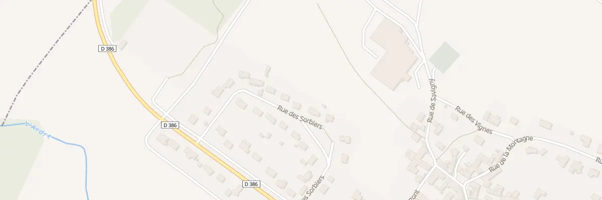 Plan du 14 Rue des Sorbiers à Faverolles-et-Coëmy