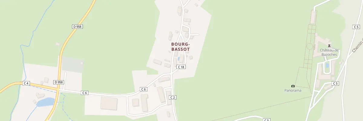 Plan du 71 Bourg Bassot à Bazoches