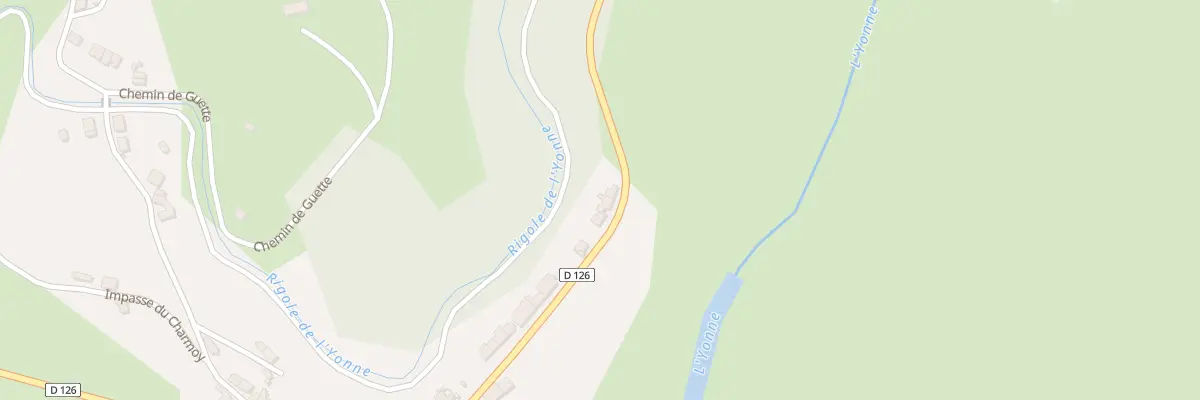 Plan du 4 Rte de l’Aqueduc à Montreuillon
