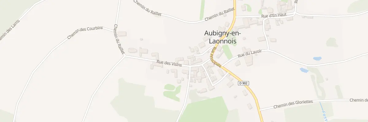 Plan du 6 Rue des Visins à Aubigny-en-Laonnois