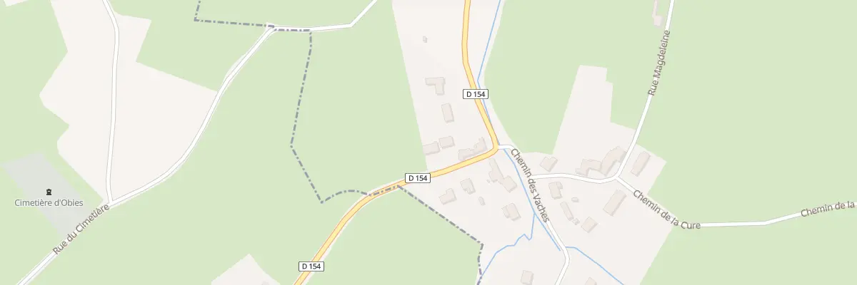 Plan du 430 Rte d’Obies à Mecquignies